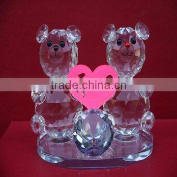 crystal bear wedding souvenirs