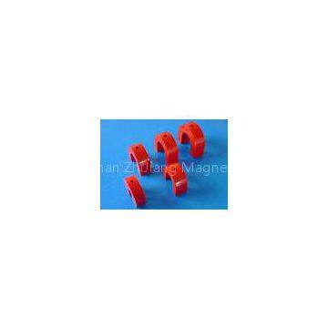 Powerful Alnico Horseshoe Magnet , Horseshoe shapes red painted