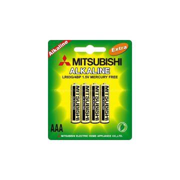 Mitsubishi LR03 Dry Battery, Alkaline AAA Battery
