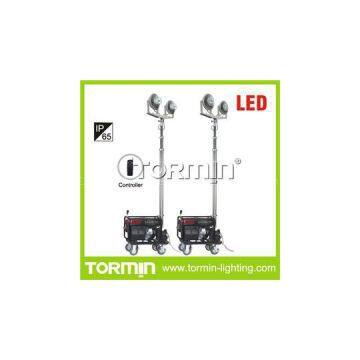 Two-lamp High-tech Remote Control Mobile Light Tower