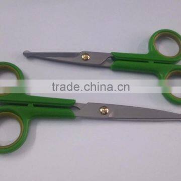 stainless steel pet grooming scissor set plastic handle/ new model of pet grooming scissor set