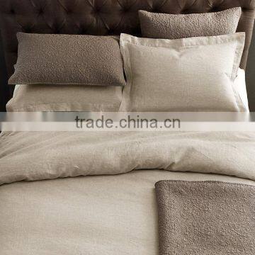 100% Stone Washed Soft Linen Dyed Bedding Sets/natural Linen Sheet Sets China Manufacturer
