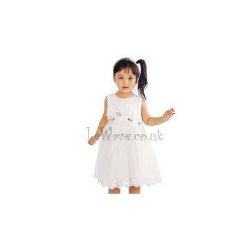 Cute white party girl dress - LD 169