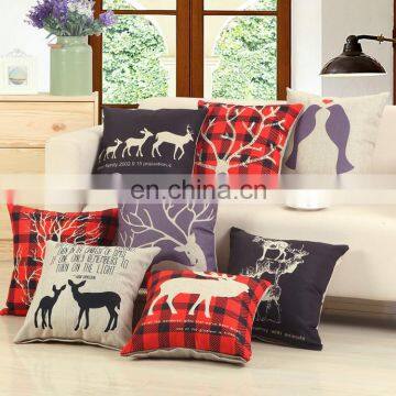 New Cute Linen Throw Pillow Home Decoration