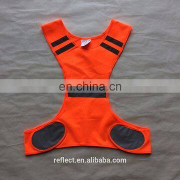 2017 Hot Sale 100 Gsm Orange Mesh Running Vest photo-2