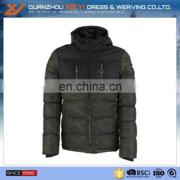 Men's OEM high quality winter jacket , man jacket winter 2016 with hood