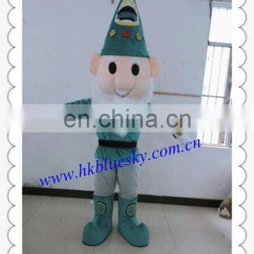 2014 New style Christmas Elves mascot costume Christmas Elves walking act for adult