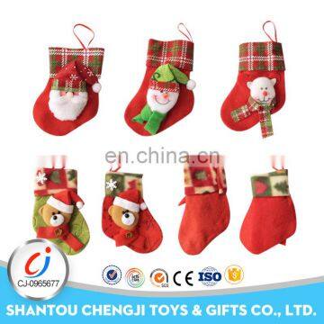 2017 High quality handmade decorative christmas stocking holder