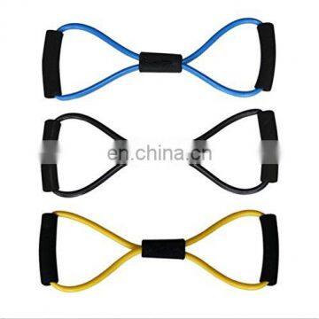 New Color Code 8-shape Tube Resistance Band Fitness Muscle Workout Exercise Yoga Elastic Cord photo-6