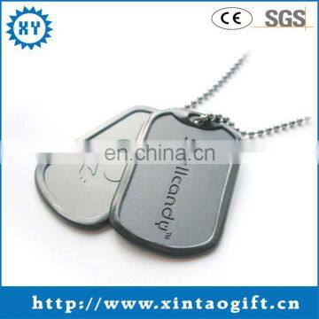 Factory customized dog tags with debossed LOGO