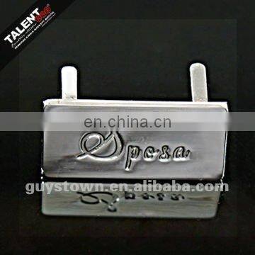 Custom Alloy Metal Logo Badge Plate for Garment Accessories photo-5