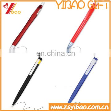 wholesale plasctic ball pen with full color printed custom logo in different position