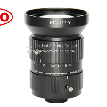 10 Megapixel lenses Machinevision lens 8mm 1”