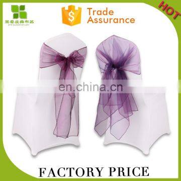 factory outlet Wedding,Home,Banquet,Hotel Use and Plain Style organza chair sashes