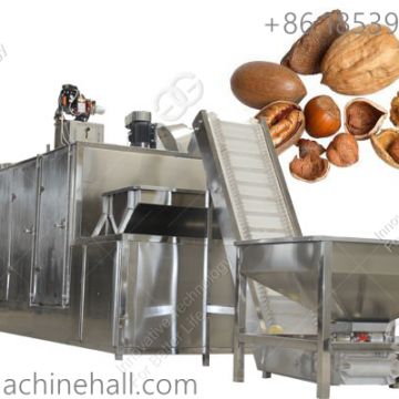 Automatic dry nuts roasting machine factory price/ peanut roaster machine for sale