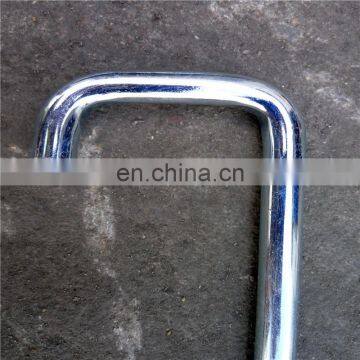 zinc plated carbon steel right angle L type anchor bolt