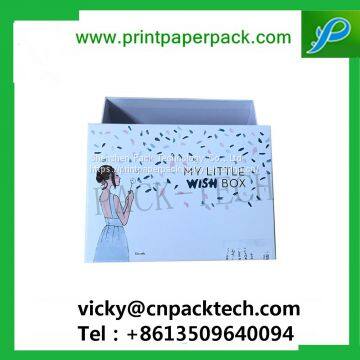 Rigid Set up Garment Paper Box Underwear Packaging Boxes Cosmetic Cardboard Box High Quality Black Cardboard Jewelry Box photo-3