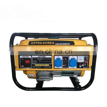 2kw 3kw 3kva ast 3700 astra korea dc gasoline generator supplier with remote control big battery