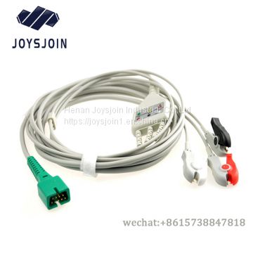 MEK  3lead ECG cable with clip