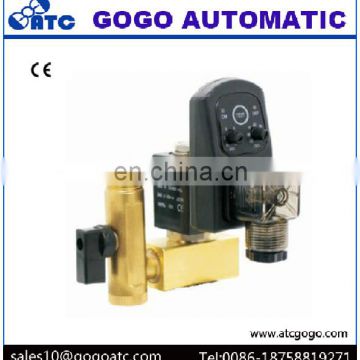 2/2-way timer auto brass boiler drain valve