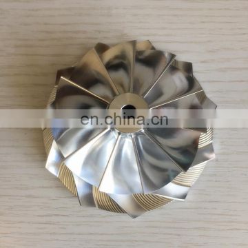 GT3584 11+0 blades 63.50/84.00mm turbo billet/milling/aluminum 2618 compressor wheel for racing