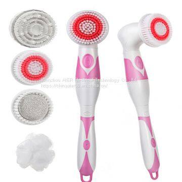 Powerful 4-1 Body Bath Brush with Long Handle AE-8285