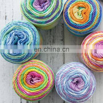Hot Sale Multi Color Light Weight 100% Mercerized Cotton Baby Yarn photo-3