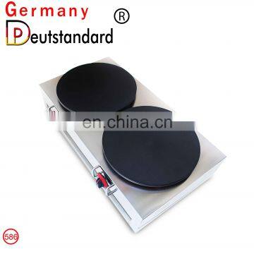 Commercial CE Double Plates GAS Industrial Crepe Pancake Machine photo-6