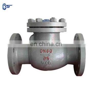 China Factory Oil Filed Cast Steel Bonnet WCB Body One Way Check Valve