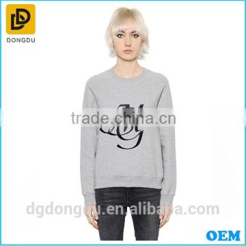 Wholesale embroidered cotton hoodies custom print women fancy sport hoodies