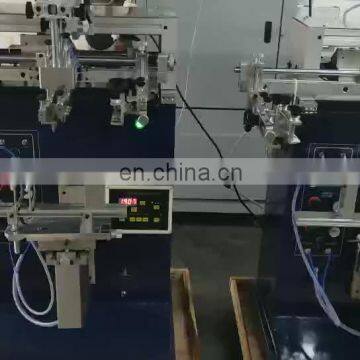 High Quality Pneumatic Silk Screen Printing Machine Printing On Round Flat Object