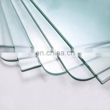 Office Glass Partition High Transparent Glass Low Iron Ultra Clear Tempered Glass Factory Price