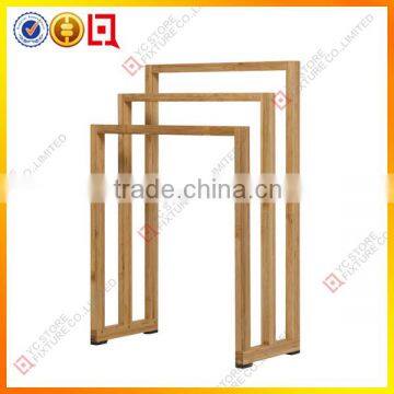 3 storey Bamboo towel display holder