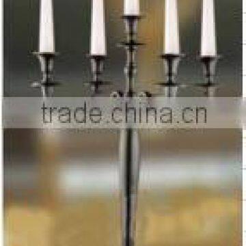 5 Lite Candlestick Brass Candelabra For Wedding