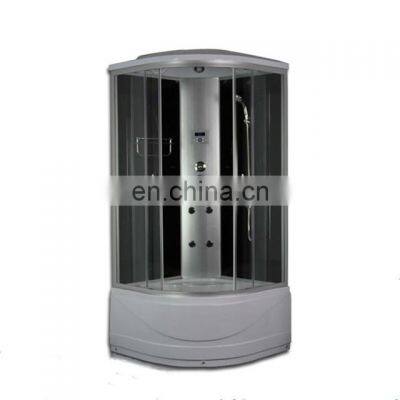 Shower Steam cabin Circular Sliding Portable Toilet Shower Enclosure With Tray