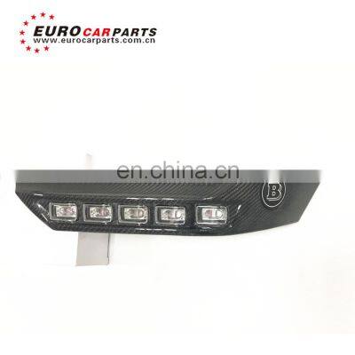 G63 carbon finber front lip fit for G class w463 G63 G65 G500 carbon front skirt with led and B logo