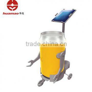 Solar "Can" Motor Robot