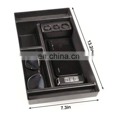 Interior Accessories Parts Silicone Armrest Rest Storage Box Center Control Console Organizer Tray For Chevrolet Silverado 1500 photo-2