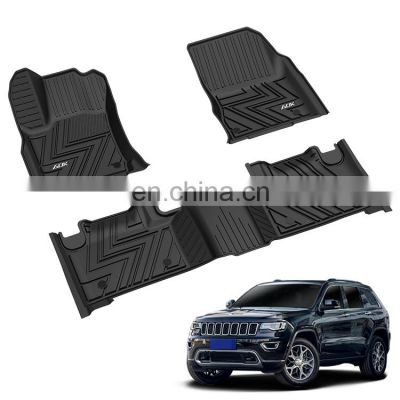 2020 All Weather Latest 3d Luxury Tpe Car Floor Mats Deep Dish Mat For Jeep Grand cherokee 2014 2015 2016 2017 2018 2019 2020