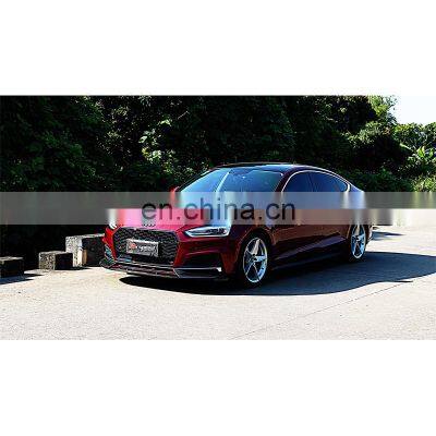 Hot Selling High Quality Auto Carbon Fiber Front Bumper Lip For AUDI A5