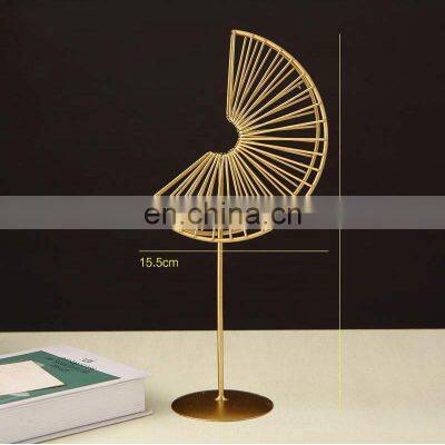 exquisite high quality desktop decoration home table decoration metal iron ornaments for living room