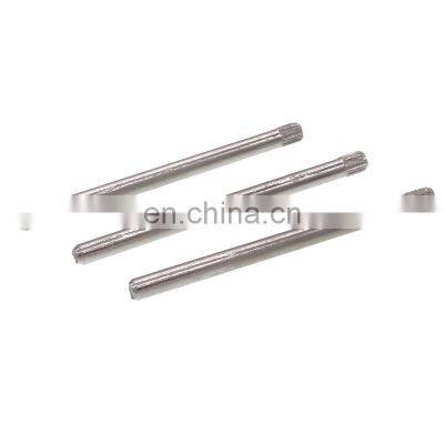 cnc lathe high quality ss 410 taper pins hardened axle shaft for toy auto vehicle