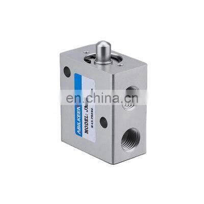 High Quality JM Series Electro JM322 JM322R 1/4 Thread 3 Way Basic Mechanical Valve Pneumatic Valve