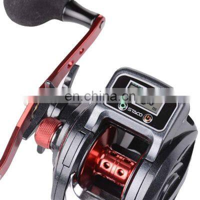 2022 Electronic Digital Counter 16+1BB High Speed Baitcasting Reel Sea Fishing Reel Bait Casting Reel