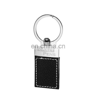 Custom Logo Souvenir Leather Keychain for Sale