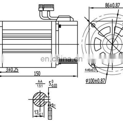 Shenzhen Guanhong High Quality and Durable 750W AC Servo Motor 220V photo-5