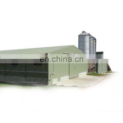 Commercial Poultry Breeding Steel Structures Chicken Layer House