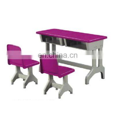 2019 cheap plastic student kids study table and chairs set for children