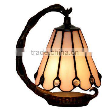 tiffany table lamp stained glass decor colour skirt night light decorative mini led lights