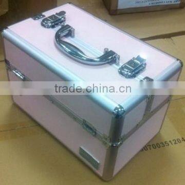 Lovely and elegant Pink decorative pattern Jewelry Case